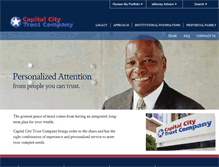 Tablet Screenshot of capitalcitytrust.com